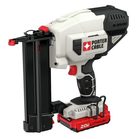 UPC: 0885911428569 | Porter Cable PCC790LA Brad Nailer Kit  18-Gauge  20-Volt Lithium-Ion Battery – Quantity 1