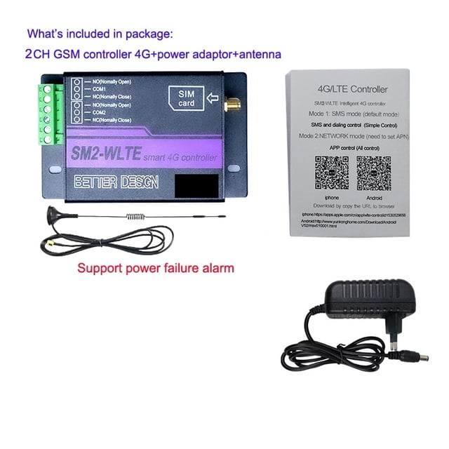 Zilai KL-SM2-WLTE Smart 4G LTE Relay Controller Cell Phone Part Kit