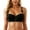 Black, variant on Women Bra Adjustable Lace Demi Bra Push Up Underwire T Shirt Seamless Black 36