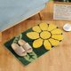 thumbnail image 3 of Alfombra para el hogar, diseño de girasol y hojas, de microfibra, con gran absorción de agua, para baño, cocina, dormitorio, 16 x 24 pulgadas, 3 of 4