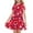 Red, variant on Abcomgle Girls Cold Shoulder Summer Dress Kids Red White and Blue Firework Printed 4th Of July Dresses Casual A-Line Cold Shoulder Midi Dress Cute Beach Independence Day Skirt 7-8 Years