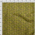 thumbnail image 3 of oneOone Cotton Poplin Fabric Leaves & Floral Block Decor Fabric Printed BTY 42 Inch Wide, 3 of 4