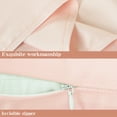 thumbnail image 4 of Lorviah 2 Pack Satin Pillowcases, Ultra Soft & Breathable 20"x26" Standard Size for Hair & Skin, Hypoallergenic Hidden Zipper Closure, Pink, 4 of 6