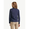 thumbnail image 3 of Justice Girls Uniform Long Sleeve Knit Polo Shirt, 2-Pack, Sizes XS-XLP, 3 of 4
