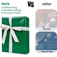 thumbnail image 4 of Gift Wrapping Paper, Dark Green Wrapping Paper Roll, Matte Metal Solid Color Wrapping Paper for Birthday Christmas Wedding Baby Shower Father's Day Valentine's Day, 17.3 Inch X 32.8 Feet, 4 of 4