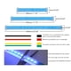 thumbnail image 4 of Luz De Circulación Diurna Para Automóvil Luz Ambiental Con Enchufe De Hebilla A Prueba De Agua Señal De Giro De Luz De Flujo Led De Dos Colores Para Automóviles Scooters Motocicletas 30/45/60 Cm Inevent VI012002-05, 4 of 6