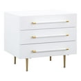 thumbnail image 1 of Table de Nuit en Bois d'Acacia Blanc Trident, 1 of 8