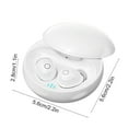 thumbnail image 3 of Yarino Mini In-Ear True Wireless Earbuds, ANC, Low Latency, Bluetooth 5.3, Type-C Fast Charging, Digital Display, IPX5 Waterproof, Surround Sound - White, 3 of 6