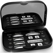 Nylea Magnetic False Eyelashes, Medium/Large + Free Mirror