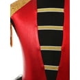 thumbnail image 5 of YIZYIF Girls Circus Ringmaster Costume Teens Sleeveless Tassel Jumpsuit Marching Band Uniform Sequins Tutu Leotard Dress A Red 12, 5 of 7