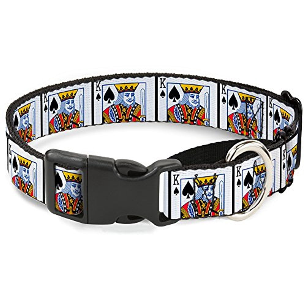 buckle-down mgc-w31104-l king of spades martingale dog collar