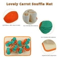 thumbnail image 3 of Pet Snuffle Mat for Dogs,Interactive Dog Feeding Mat with 8 Carrots,Sniff Mat for Slow Eating & Smell Training,Durable Dog Puzzle Toys Encourages Natural Foraging Skills and Stress Relief, 3 of 7