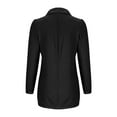 thumbnail image 4 of Sakmal Womens Barn Coat Corduroy Fleece Black Jacket Streetwear Women Fall Clothes XL, 4 of 6