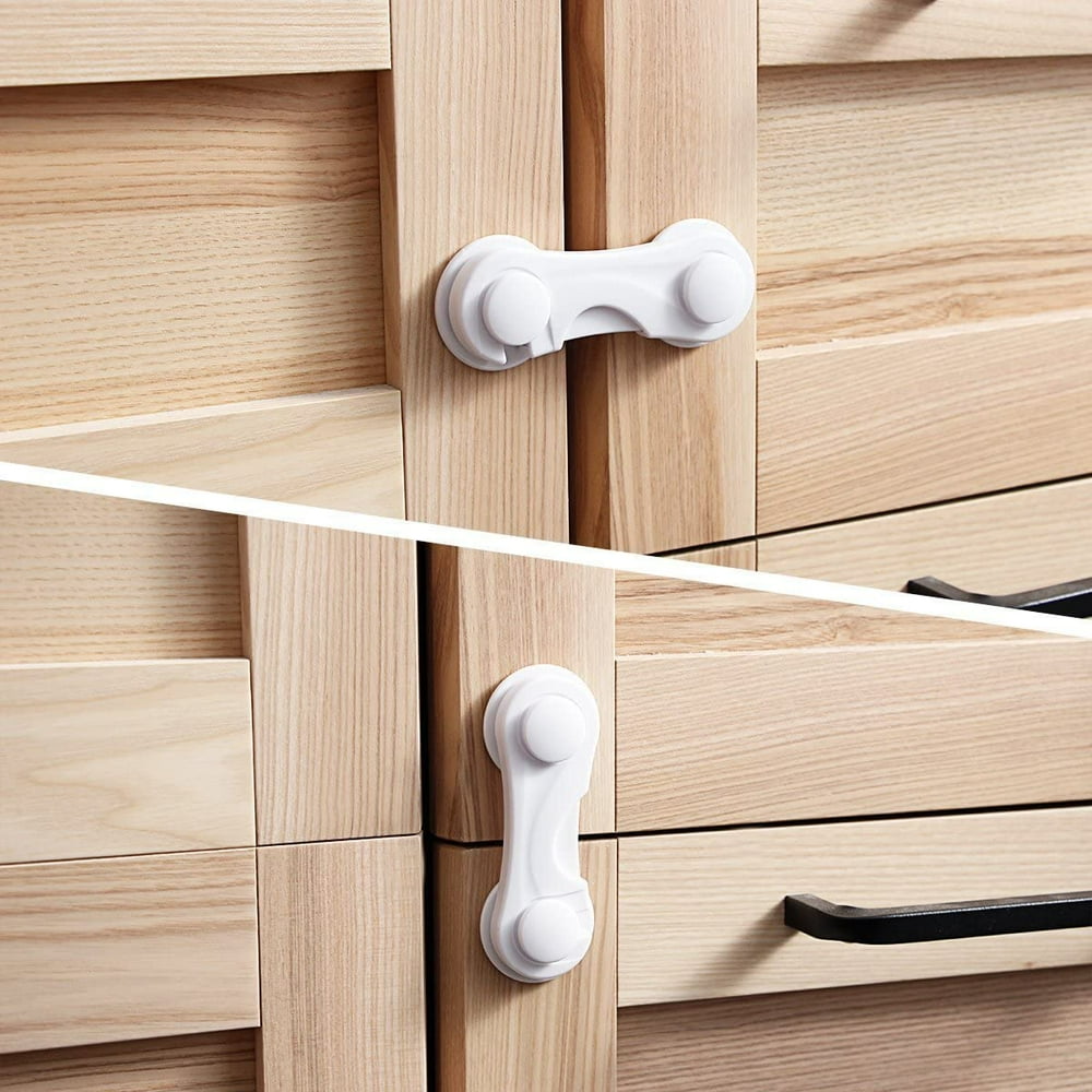 10 Pack Child Safety Locks, Baby Proofing Latches Lock for