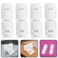 thumbnail image 3 of Durable Plastic Water Tubing Connector for Reverse Osmosis Water Filter and Plumbing Systems 10pcs 1/4 Inch White, 3 of 9
