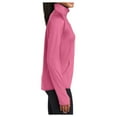 thumbnail image 3 of Womens Sport Wick Stretch 1/2 Zip Polyester/Spandex Pullover Dusty Rose M, 3 of 7