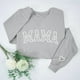 thumbnail image 2 of Sudaderas Penkiiy Mama para mujer Sudadera crewneck de gran tamaño holgada Suéter de manga larga para el Día de la Madre XL Gris, 2 of 9
