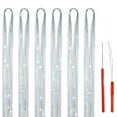 thumbnail image 3 of Herbiar Hair Tinsel Kit Silver Colors 47inch 1200 Strands Extensions Women Girls Heat Resistant, 3 of 6