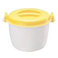 thumbnail image 2 of Queroig Rice Steaming Pot Good Insulation Large Capacity Ergonomic Handle Buckle Design Multifunctional Microwave Rice Cooker Steamer Veggie Portable Cookware Pot, 2 of 7