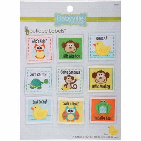 Dritz Babyville Boutique Labels, 9pk