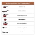 thumbnail image 3 of Batería de Cocina Tramontina Paris Excellent Rojo 9 Piezas, 3 of 4