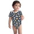 thumbnail image 2 of Gaeub Cartoon Animals Print Infant Climbing Onesie,Toddler Outfit,Newborn Baby Bodysuit,Baby Boy Girl Clothes -2 Years, 2 of 6