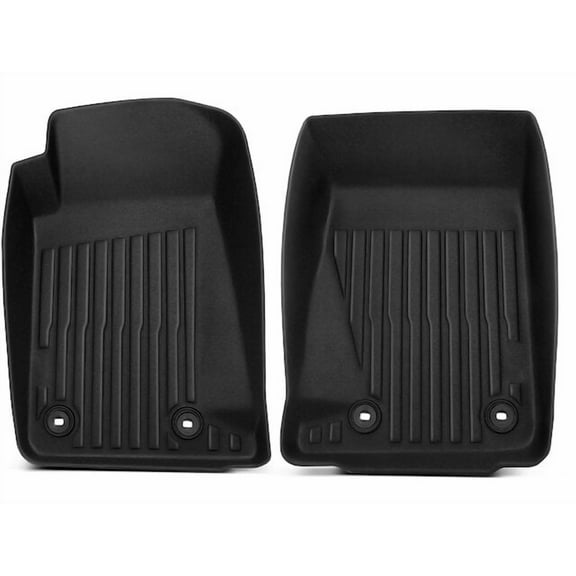 Floor Mat Set 2 - Compatible with 2010 - 2015 Chevy Camaro 2011 2012 2013 2014