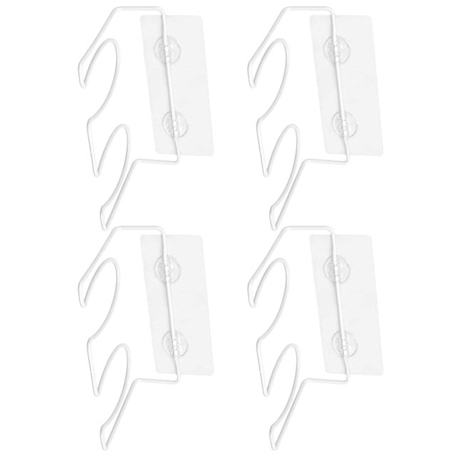 Yuarrent Colgador de zapatos hecho de hierro de 4 piezas, resistente a desgarros, transpirable, práctico montaje en pared, colgador de zapatos Almacenamiento y organización del hogar