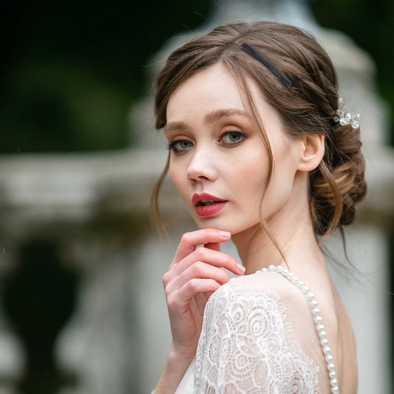 KONTONTY 50pcs 14 Teeth Plastic Side Combs for Hair, French Clip Accessories, Decorative Bridal Veil Insert Combs for Women and Girls, Black