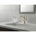 thumbnail image 2 of Delta Cassidy Single Handle Bathroom Faucet with Metal Drain Assembly in Polished Nickel 597LF-PNMPU, 2 of 2