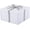 Glossy White, variant on 1Pcs White Extra Large gift box with lids 13×13×7 Inches gift boxes for presents,Birthday Box (include Ribbon, Paper Shred Filler Gift Card & Envelopes)