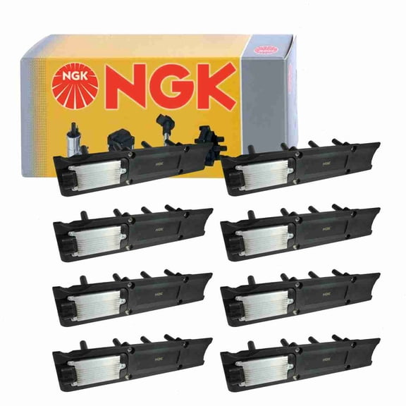 8 pc NGK 48707 Ignition Coils for 12587426 12587427 36-8241 D512A E411 GN10111 GN10113 IC511 UF-391 UF391 Spark Plug Wire Boot Fits select: 2005-2006 CHEVROLET COBALT, 2002-2005 CHEVROLET CAVALIER