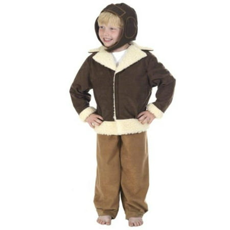 Charlie Crow Pilot / Bomber Costume 8-10 Years Multicoloured