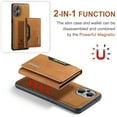 thumbnail image 5 of for OnePlus N20 5G Case ,Magnetic Buckle Leather Detachable Wallet Cover, Card Pocket Back Flip Kickstand Shockproof Business Slim Phone Case For OnePlus N20 5G,
Brown, 5 of 11