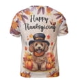 thumbnail image 2 of Happy Thanksgiving Poodle Welcome Thankful Fall Autumn Pumpkin All Over Print 3D Shirt Unisex Merch Poodles Dog Lover Gifts Idea - 02021, 2 of 6