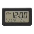 thumbnail image 2 of Reloj LED Digital, Reloj De Escritorio Electrónico Ligero Pantalla De Humedad Uso De Escritorio Portátil Para Oficina, 2 of 7
