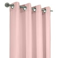 thumbnail image 3 of Hannah Crinkle Textured Microfiber Curtain Panel 52" x 84" in Rose, 3 of 6