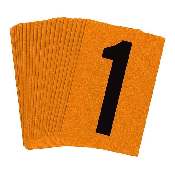 Brady Reflective Numbers And Letters,1,PK25 5910-1