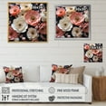 thumbnail image 4 of Designart "Enchanting Ranunculus Flowers II" Floral Floater Framed Wall Art Print, 4 of 7