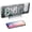 White-white, variant on Projection Clock with USB Charger 180? Rotable Projector Clock with FM Radio 7.4'' Mirror Display 2 Sounds 4 Dimmer White