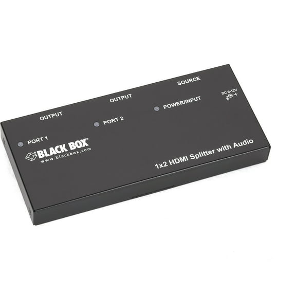 BLACK BOX CORP AVSP-DVI1X2 1 X 2 DVI-D SPLITTER WITH AUDIO AND HDCP Black Box Corporation AVSP-DVI1X2 Black Box Signal Splitters
