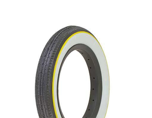 NEW BICYCLE DURO TIRE IN 20 X 1.75 BLACK/WHITE SIDE WALL IN SLICK III STYLE! 