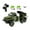 Green - 2 Battery, variant on 1:16 Scale BM-21 Rocket Launcher Remote Control Truck - 5KM/H 6x6 Military RC Climbing Vehicle Model with Detachable Launcher, 2.4G Remote Control Car for Adults
