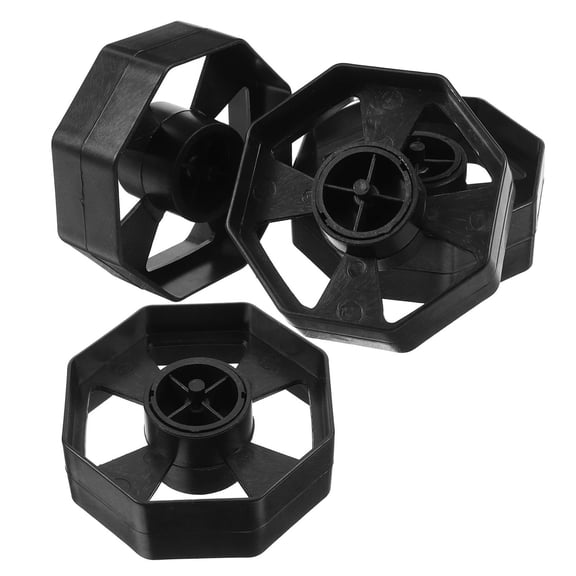 HEATSHAKING 4Sets Tape Dispenser Roll Insert Replacement Black for Smooth Operation and Easy Installation