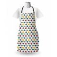 thumbnail image 3 of Fish Apron, Colorful Modern Art with Repeating Tropical and Exotic Fish Species Pattern Print, Unisex Kitchen Bib with Adjustable Neck for Cooking Gardening, Adult Size, Multicolor, by Ambesonne, 3 of 4