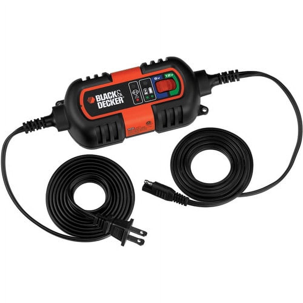 Connecting the Black and Decker Battery Charger/Maintainer BM3B 6V12V using  TERMINAL RINGS REVIEW 