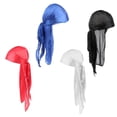 thumbnail image 1 of 4 Piezas Durag Headwear Cap Hair Loss Scarf Bandana Turbans Para Mujeres Lady Sunnimix Hombres de mujer de moda de cabeza, 1 of 8