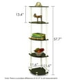 thumbnail image 2 of Furinno 2-99811EX/WH Turn-N-Tube 5-Tier Corner Multipurpose Display Shelves, Set of 2, 2 of 2
