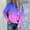 Hot Pink, variant on Dasayo Women's Sweatshirts and Hoodies Black Lightweight Long Sleeve Drawstring Gradient Color Hoodies Women Blouse L