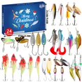 thumbnail image 3 of BotaniNest Christmas Fishhook Advent Calendar 24 Day Christmas Fishhook Advent Calendar Fishhook Countdown Set Includes 24 Advent Calendars (24 Days) A, 3 of 6